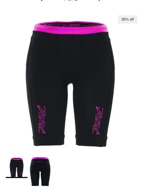 Women's Ultra 2.0 CRX Short - Black/Pink Glow Size 3